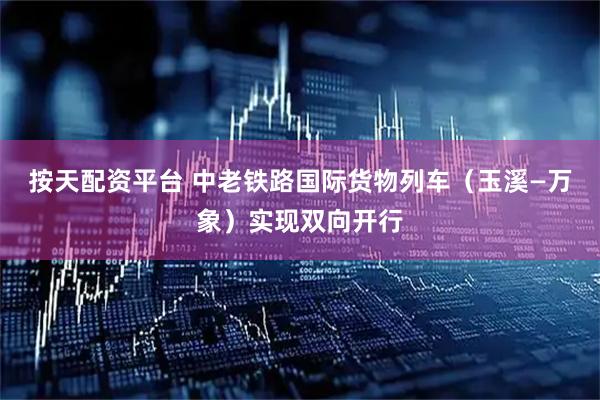 按天配资平台 中老铁路国际货物列车（玉溪—万象）实现双向开行